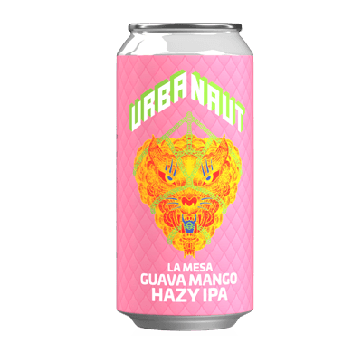 Urbanaut La Messa Guava Mango Hazy IPA 440ml Can Craft Beer Urbanaut