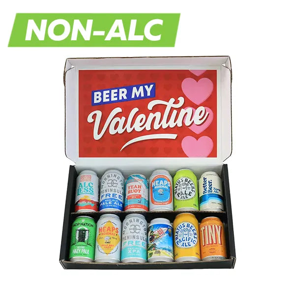 Valentine’s 12 Non-Alcoholic Beer Gift Box Sansdrinks Sans Drinks
