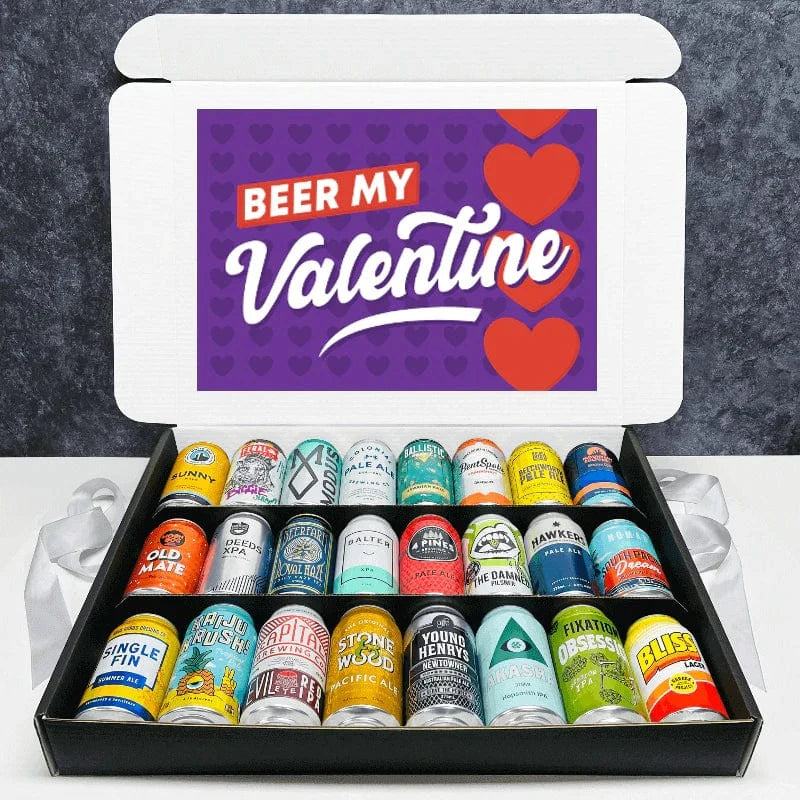 Valentine's 24 Beer Gift Box Gift Boxes & Tins Beer Cartel