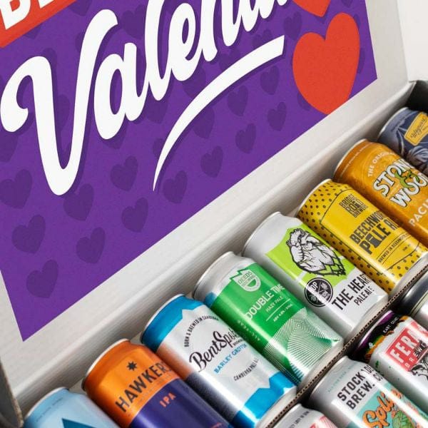 Valentine's 24 Beer Gift Box Gift Boxes & Tins Beer Cartel