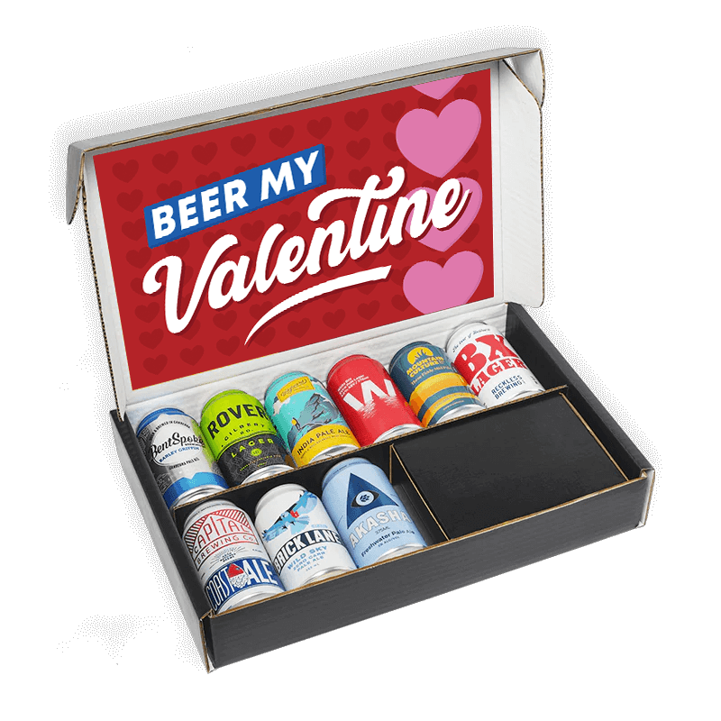 Valentine's Beer Hamper Gift Boxes & Tins Beer Cartel