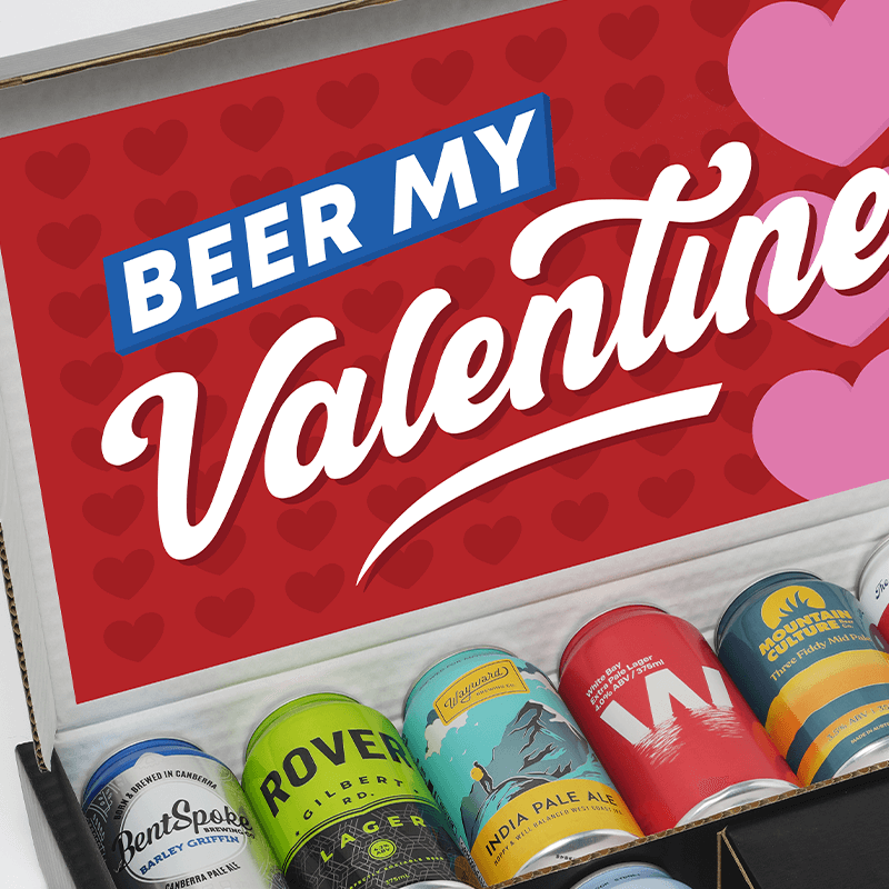 Valentine's Beer Hamper Gift Boxes & Tins Beer Cartel