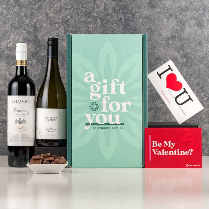 Valentine's Duo Wine Hamper Brewquets