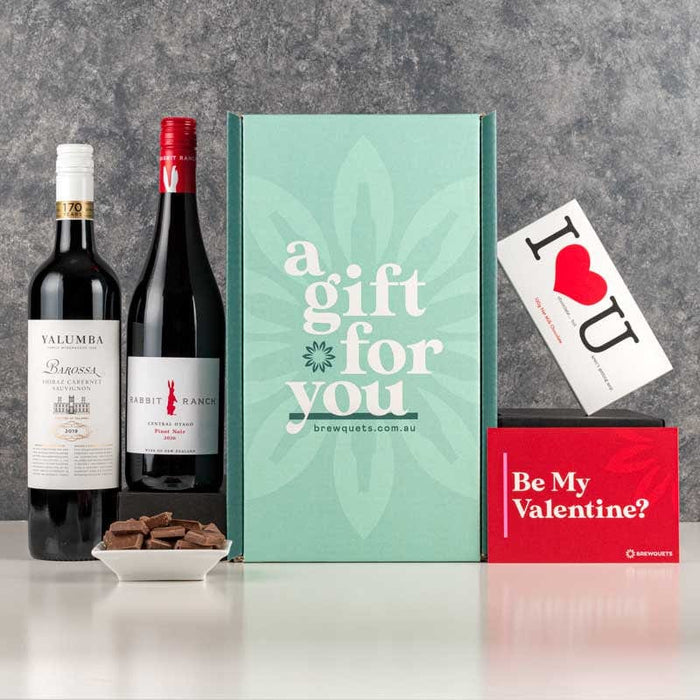 Valentine's Duo Wine Hamper Brewquets