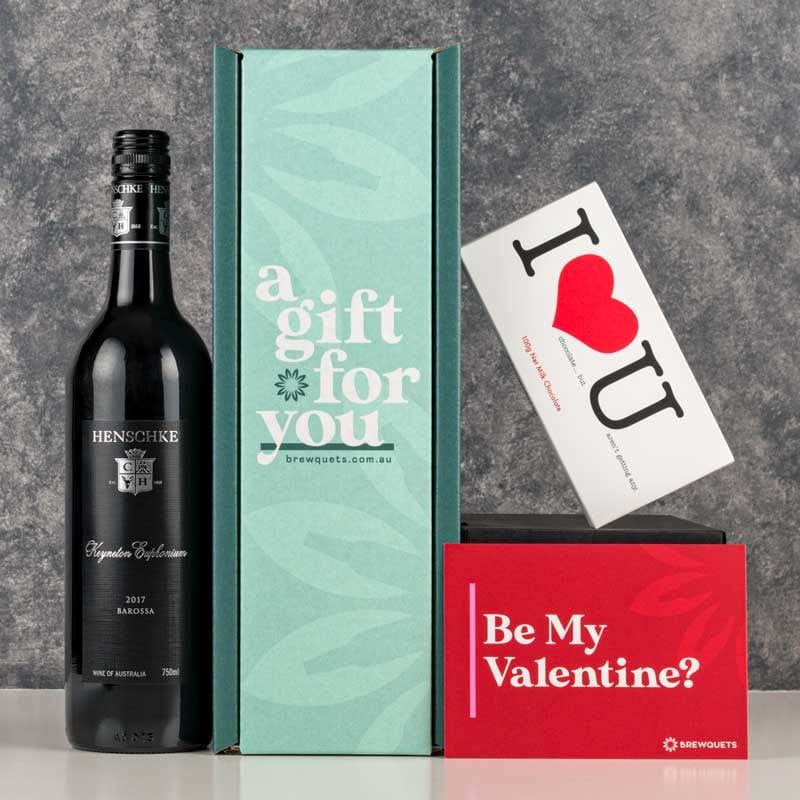 Valentine's Wine & Chocolate Hamper Brewquets