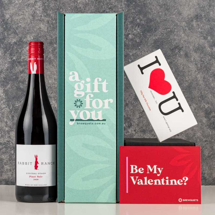 Valentine's Wine & Chocolate Hamper Brewquets