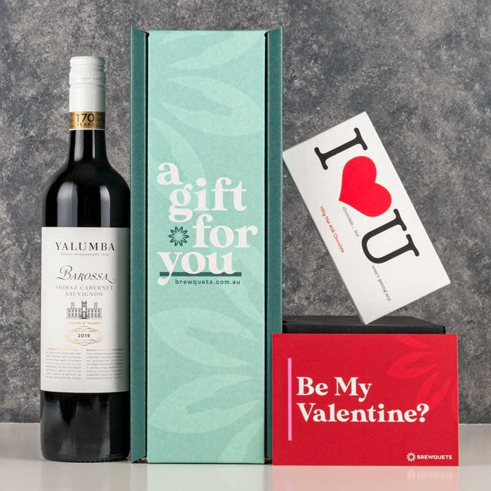 Valentine's Wine & Chocolate Hamper Brewquets