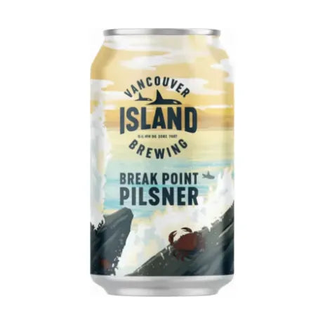 Vancouver Island Break Point Pilsner 355ml Can Craft Beer Vancouver Island