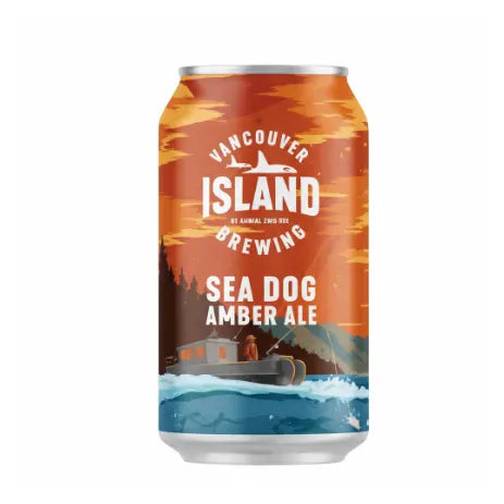 Vancouver Island Sea Dog Amber Ale 355ml Can Craft Beer Vancouver Island