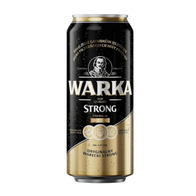 Warka Strong Polish Pilsner 500ml Can Warka