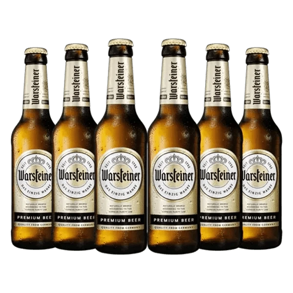 Warsteiner Pils 330ml Bottle 6 Pack Craft Beer Warsteiner