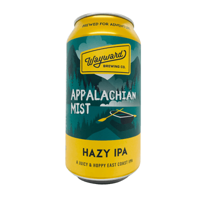 Wayward Appalachian Mist Hazy IPA Craft Beer Wayward Brewing