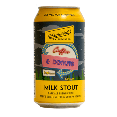 Wayward Coffee and Donuts Stout Craft Beer Wayward Brewing