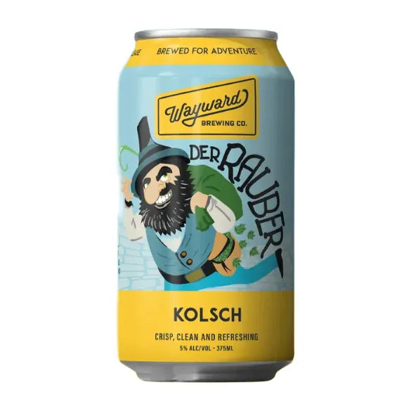 Wayward Der Rauber Kolsch 375ml Can Craft Beer Wayward