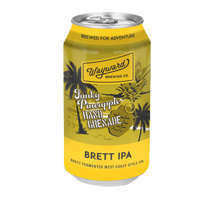 Wayward Funky Pineapple Hand Grenade IPA 375ml Can Craft Beer Wayward Brewing