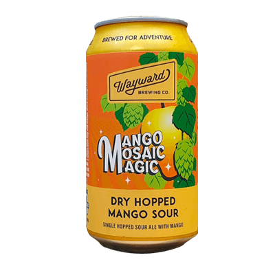 Wayward Mango Mosaic Magic Sour Ale Craft Beer Wayward Brewing