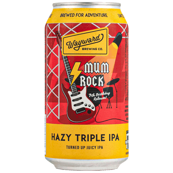 Wayward Mum Rock Hazy Triple IPA 375ml Can Craft Beer Wayward Brewing