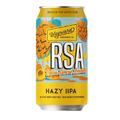 Wayward R.S.A. Hazy IIPA Craft Beer Wayward Brewing
