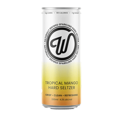 Wayward W Seltzer - Tropical Mango Craft Beer Wayward Brewing