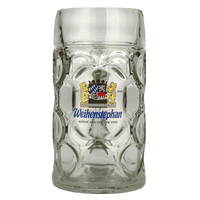 Weihenstephaner Dimple Stein Beer Glass (500ml) Glassware Weihenstephan