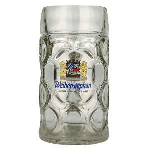 Weihenstephaner Dimple Stein Beer Glass (500ml) Glassware Weihenstephan
