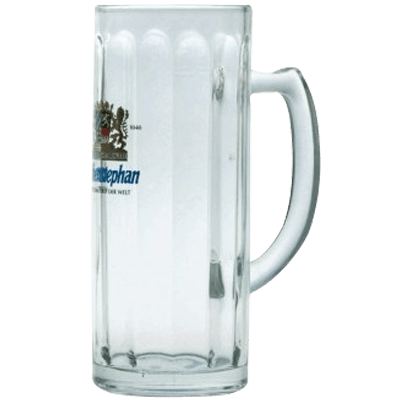 Weihenstephaner Tall Stein Beer Glass (500ml) Glassware Weihenstephan