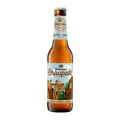 Weihenstephaner x St Bernardus Braupakt Blonde Ale 330ml Bottle Craft Beer Weihenstephan