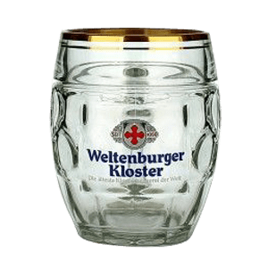 Weltenburger Glass Beer Mug Glassware Klosterbrauerei Weltenburg