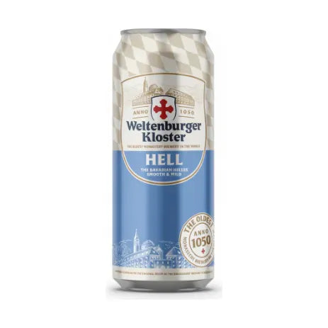 Weltenburger Kloster Hell Lager 500ml Can Craft Beer Weltenburger Kloster