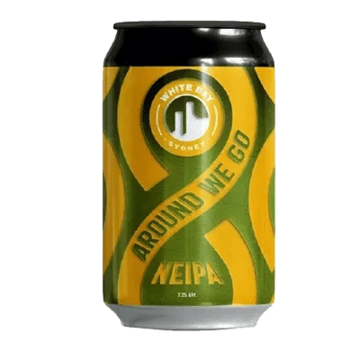 White Bay Around We Go NEIPA 355ml Can Craft Beer White Bay Beer Co.