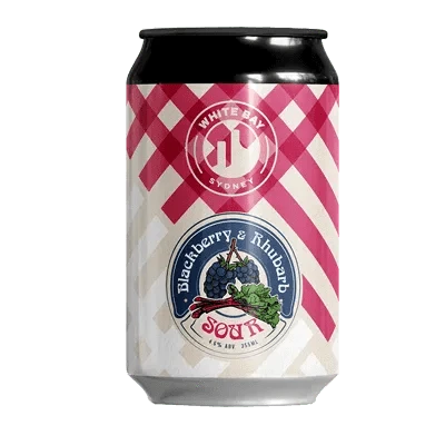 White Bay Blackberry & Rhubarb Sour 355ml Can Craft Beer White Bay Beer Co.