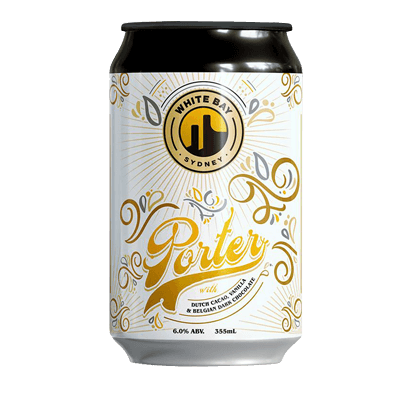 White Bay Chocolate & Vanilla Porter 355ml Can Craft Beer White Bay Beer Co.