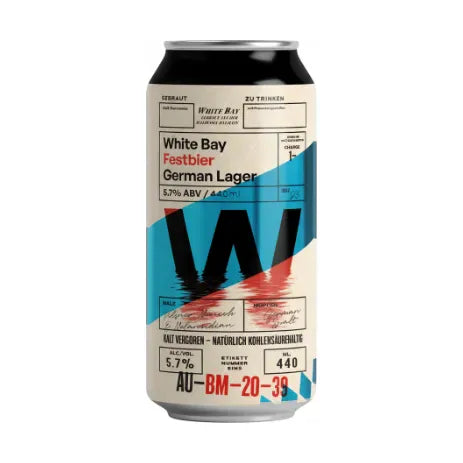 White Bay Festbier German Lager 440ml Can Craft Beer White Bay