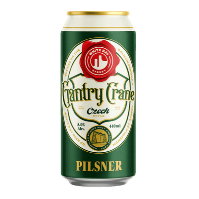 White Bay Gantry Crane Pilsner 440ml Can Craft Beer White Bay Beer Co.