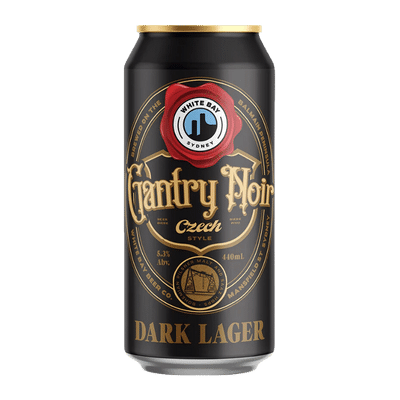 White Bay Gantry Noir Czech Dark Lager 440ml Can Craft Beer White Bay Beer Co.