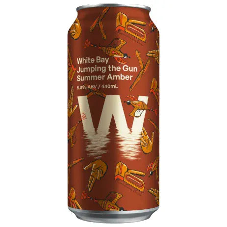 White Bay Jumping The Gun Summer Amber 440ml Can Craft Beer White Bay