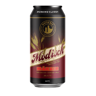 White Bay Modisch Marzen Lager 440ml Can Craft Beer White Bay Beer Co.