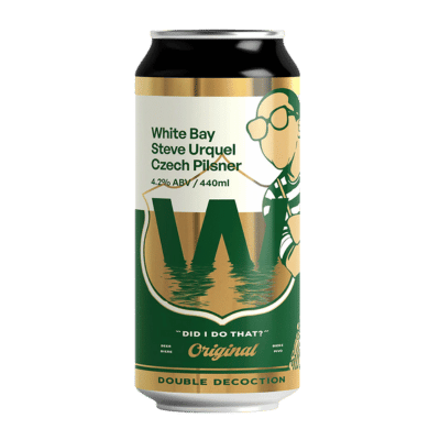 White Bay Steve Urquel Czech Pilsner 440ml Can Craft Beer White Bay Beer Co.