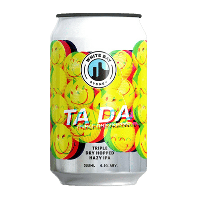 White Bay Ta Da TDH Hazy IPA 355ml Can Craft Beer White Bay Beer Co.