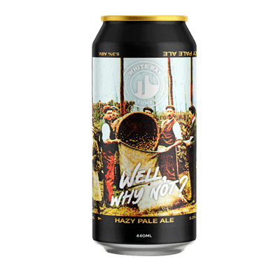 White Bay Well, Why Not? Hazy Pale Ale 440ml Can Craft Beer White Bay Beer Co.