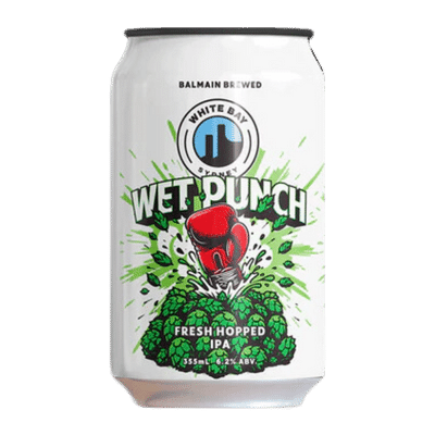 White Bay Wet Punch Fresh Hop IPA 355ml Can Craft Beer White Bay Beer Co.