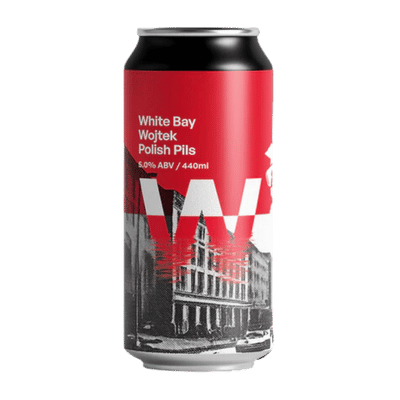 White Bay Wojtek Polish Pilsner 440ml Can Craft Beer White Bay Beer Co.