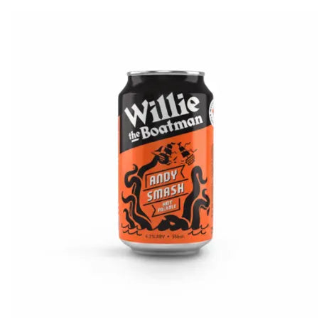 Willie The Boatman Andy Smash Hazy Pale Ale 375ml Can Craft Beer Willie The Boatman