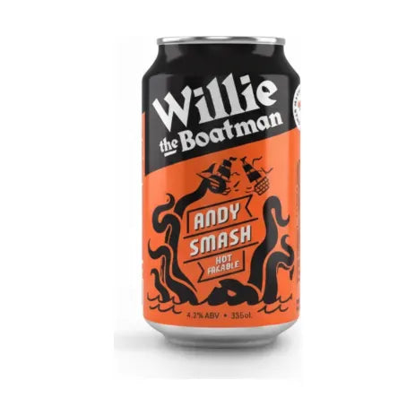 Willie The Boatman Andy Smash Hazy Pale Ale 375ml Can Craft Beer Willie The Boatman