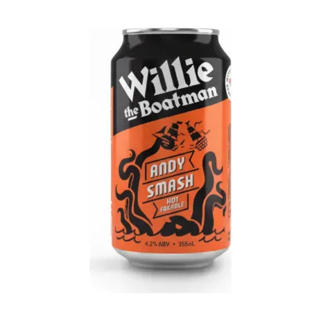 Willie The Boatman Andy Smash Hazy Pale Ale 375ml Can Craft Beer Willie The Boatman