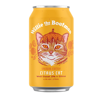 Willie The Boatman Citrus C.A.T. WCIPA 375ml Can Craft Beer Willie The Boatman