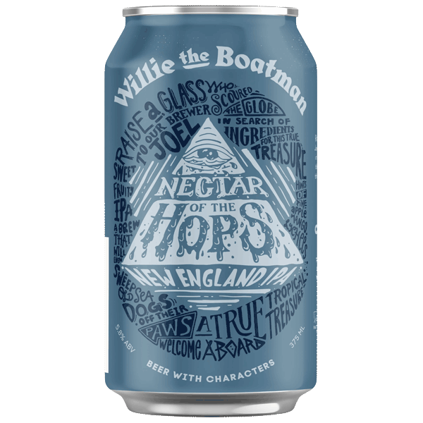 Willie the Boatman Nectar of the Hops NEIPA 375ml Can Craft Beer Willie The Boatman