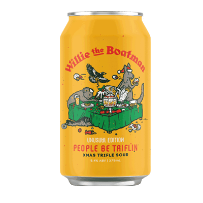 Willie The Boatman People Be Triflin Xmas Trifle Sour 375ml Can Craft Beer Willie The Boatman