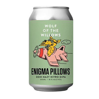 Wolf Of the Willows Enigma Pillows Nitro DIPA Craft Beer Wolf of the Willows