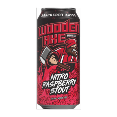 Wooden Axe Raspberry Abyss Nitro Raspberry Stout 440ml Can Craft Beer Wooden Axe Brewing Co